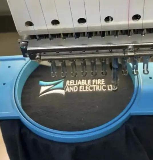Belair Fire and Electric uniform embroidery
